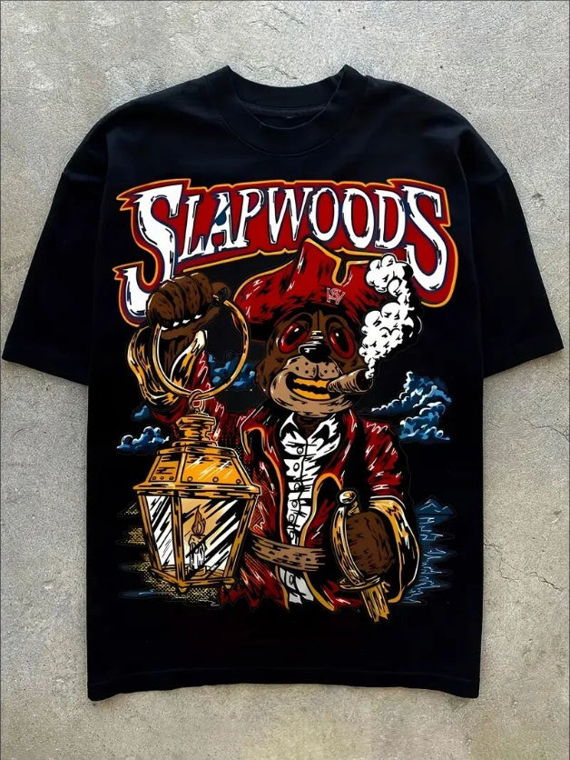 Printed Design Short Sleeves T Shirt