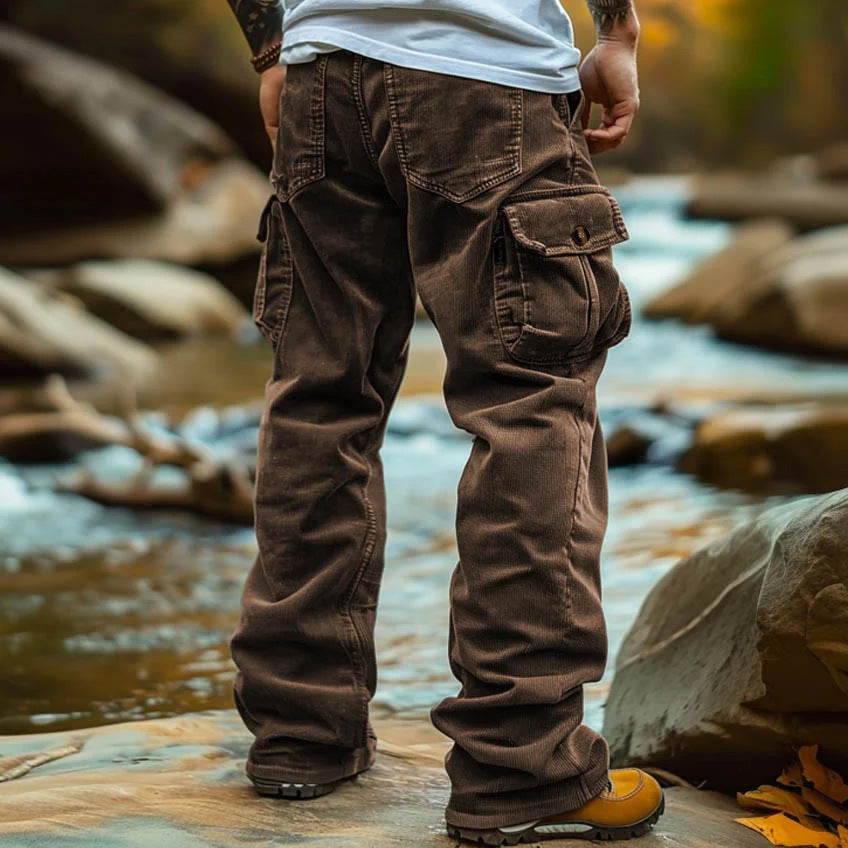 Loose Cargo Pocket Men's Jeans
