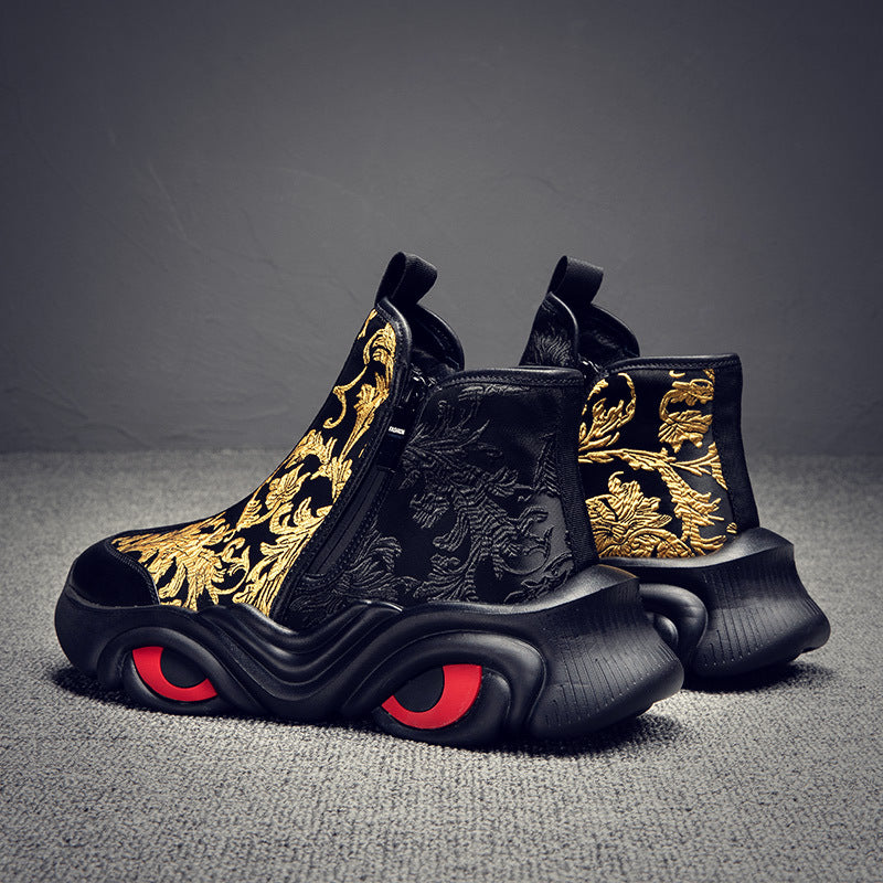 Zapatos de moda para hombre con suela gruesa
