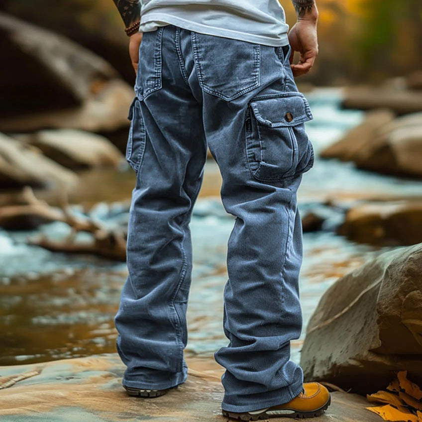 Loose Cargo Pocket Men's Jeans