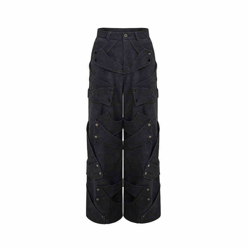 Deconstruction Stitching Designed Heavy Pants
