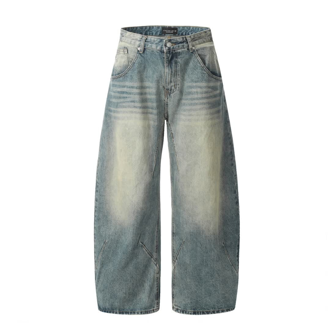 Deconstructed Designed Blue Jeans