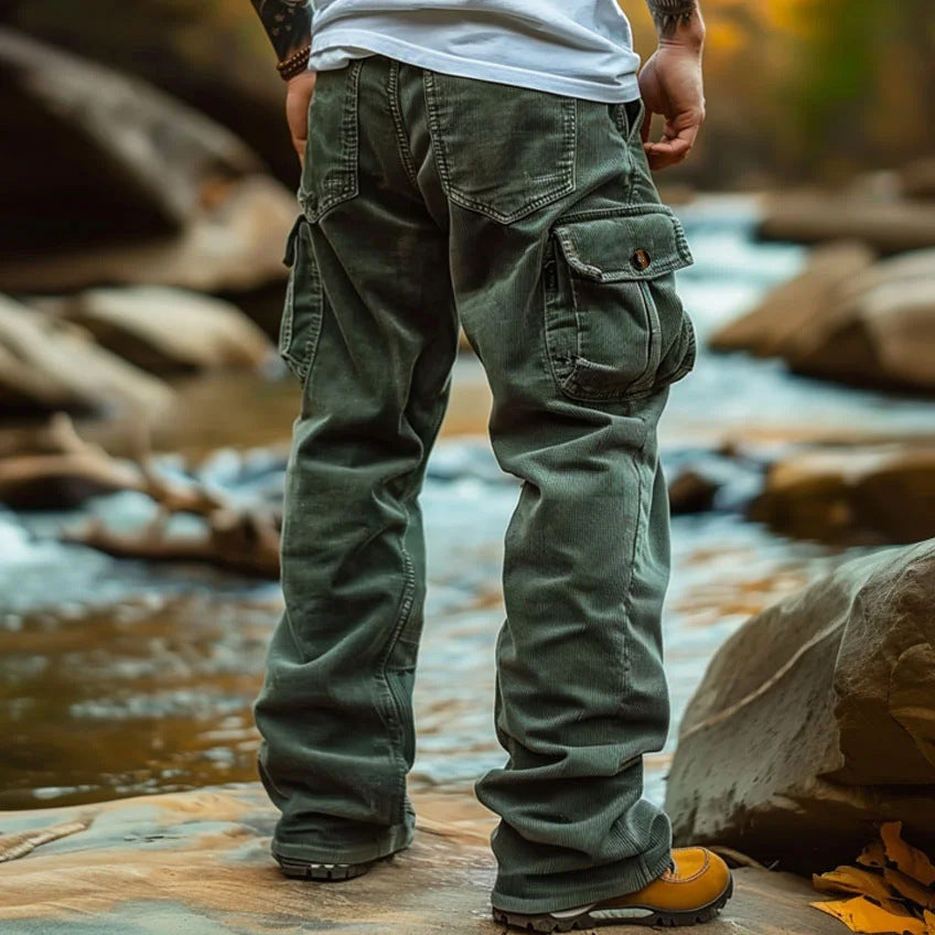 Loose Cargo Pocket Men's Jeans