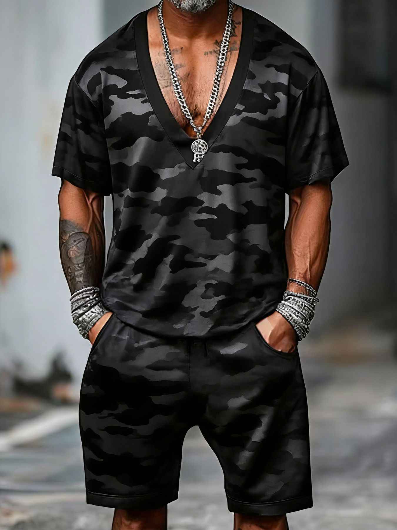 European and American Men's Fashion Set
