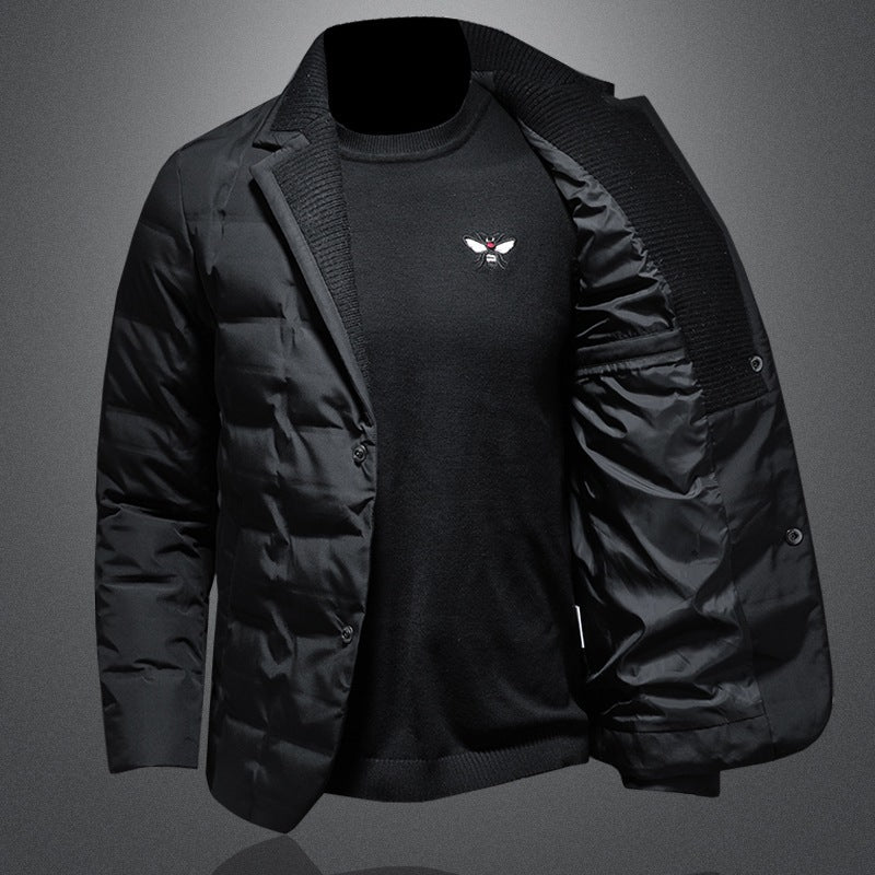 Men's Casual Thick Blazer Jacket