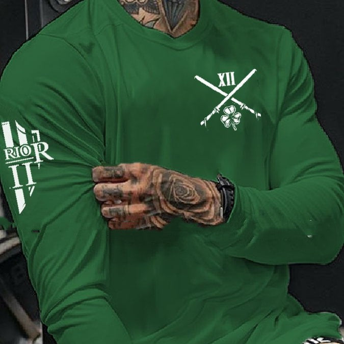 European And American Men's Lucky T-shirt Top