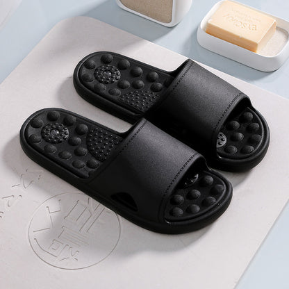 Zapatillas de baño con suela gruesa y antideslizantes para masajes para hombres
