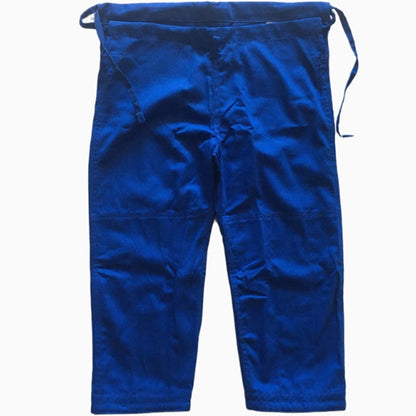 Men Blue And White Judo Shorts