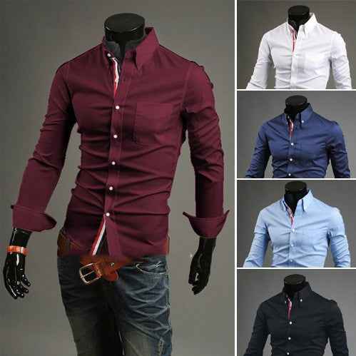 Men's Casual Long-Sleeved Shirts