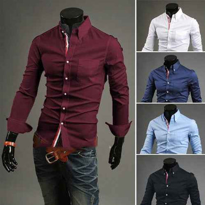 Men's Casual Long-Sleeved Shirts