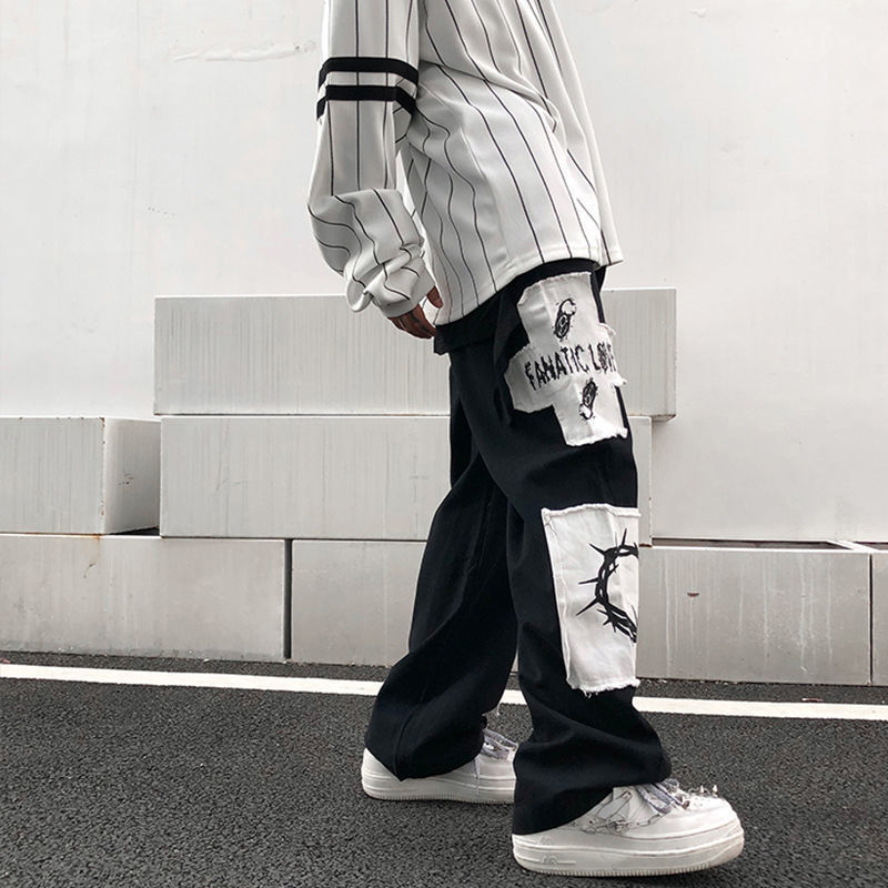 High Street Lazy Straight Long Pants