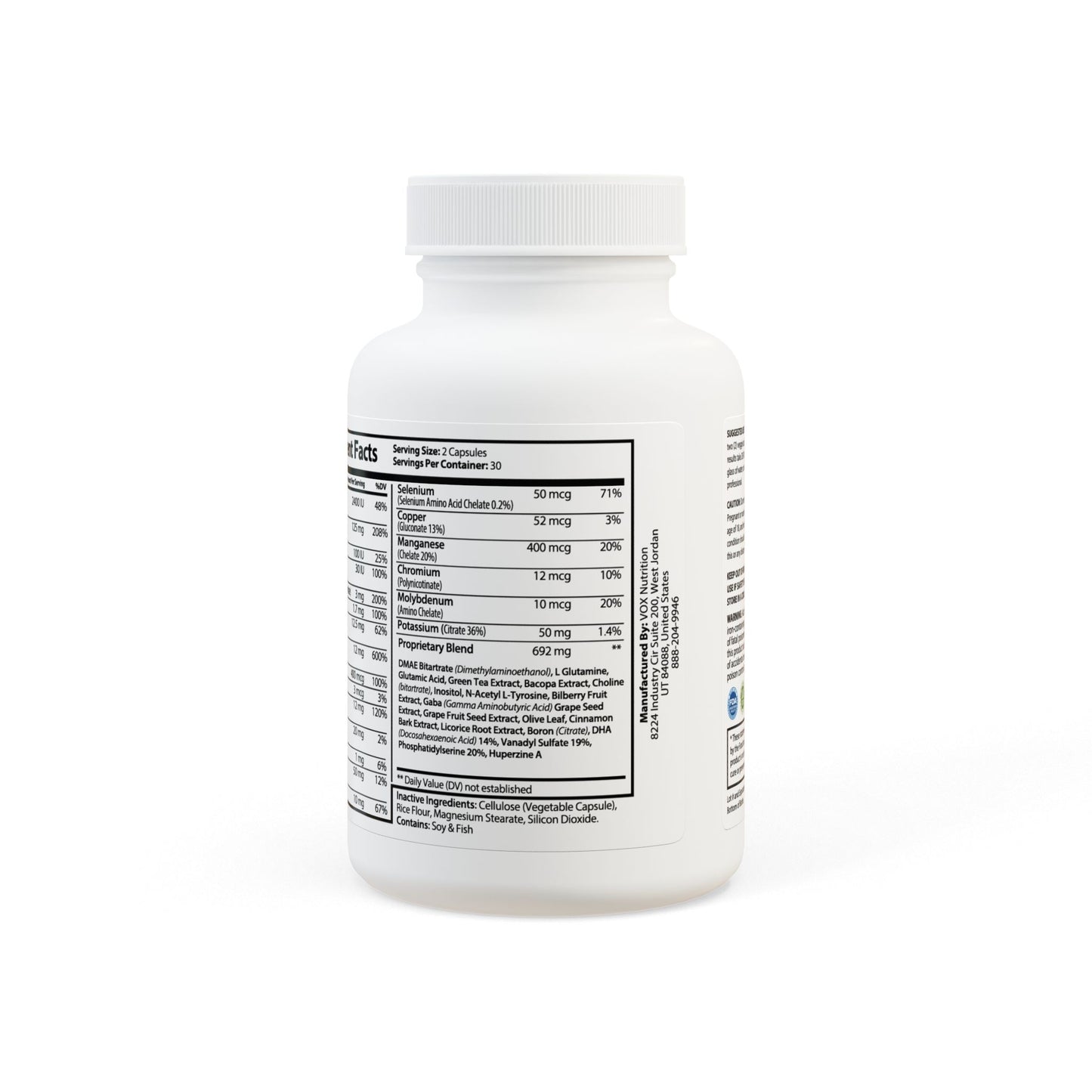 Starz Men's Brain Support Complex Supplement (60 Capsules)