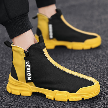 Zapatillas de deporte de ocio, informales, de moda, de caña alta, para exteriores, para gimnasio