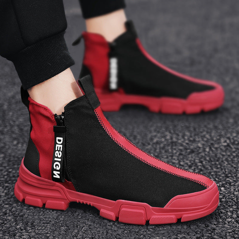 Leisure Sports Casual  Fashion High Top Outdoor Gym Shoes
