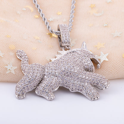 Hip Hop Men's Leopard Pendant Necklace