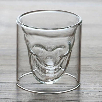 Vaso de chupito de calavera Midevil de 75 ml