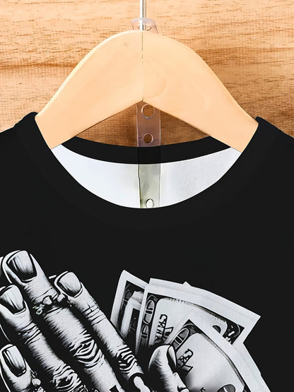 Men's Praying Hands Printed T-shirt