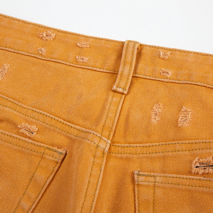Fashion Washed Gradient Hole Jeans