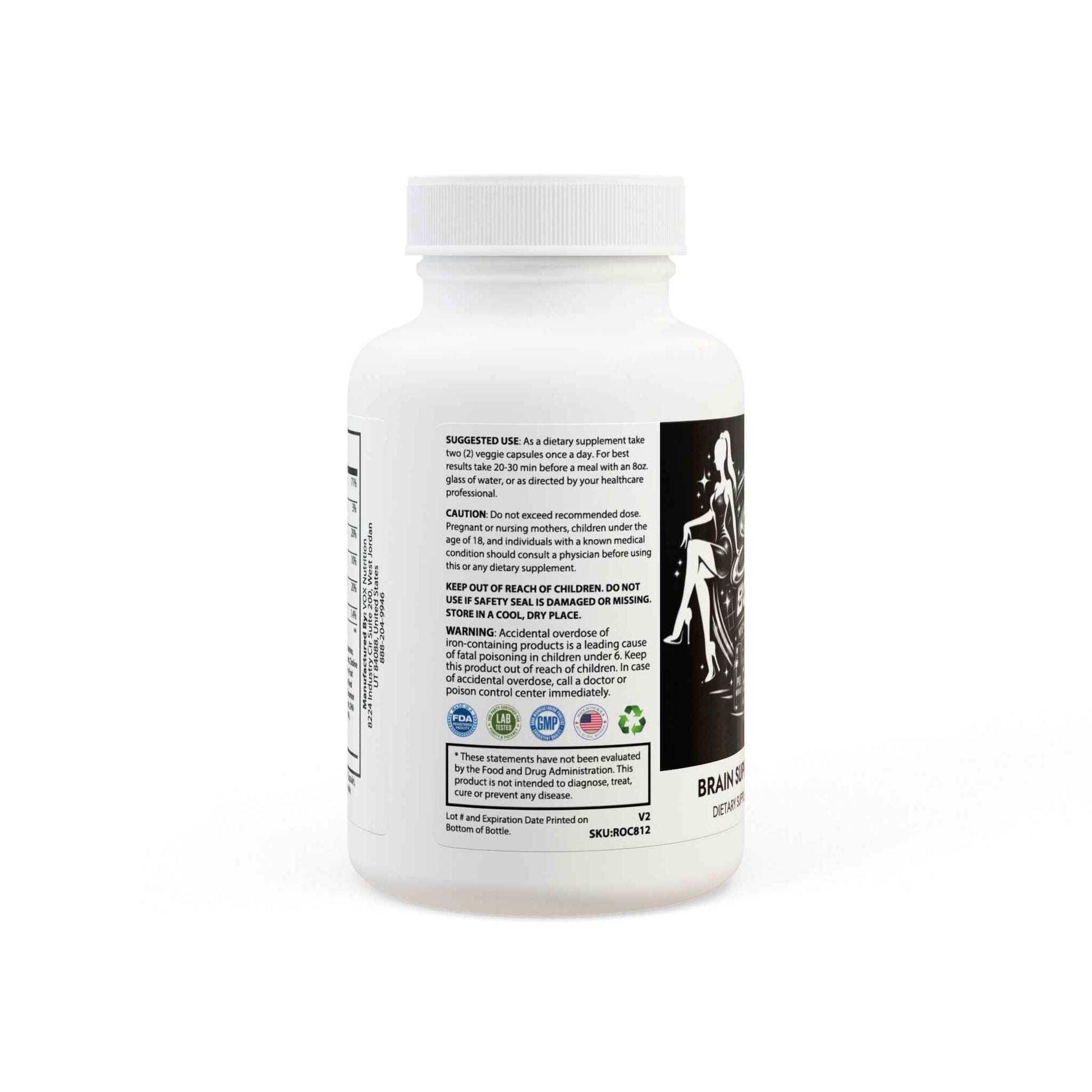 Starz Men's Brain Support Complex Supplement (60 Capsules)