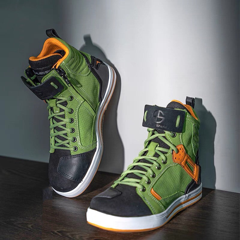 Zapatos de moto transpirables para montar caracoles