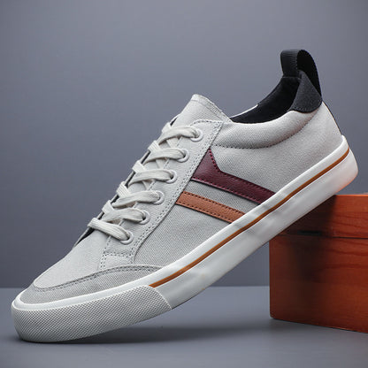 Men's Flat Heel Canvas Casual Shoes