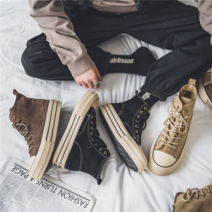 Solid Color Canvas Shoes For Men