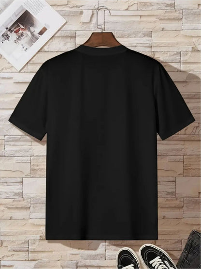 Masked Men's Print, Men's Pattern T-shirt, Summer Casual And Comfortable T-shirt, Men's Clothing