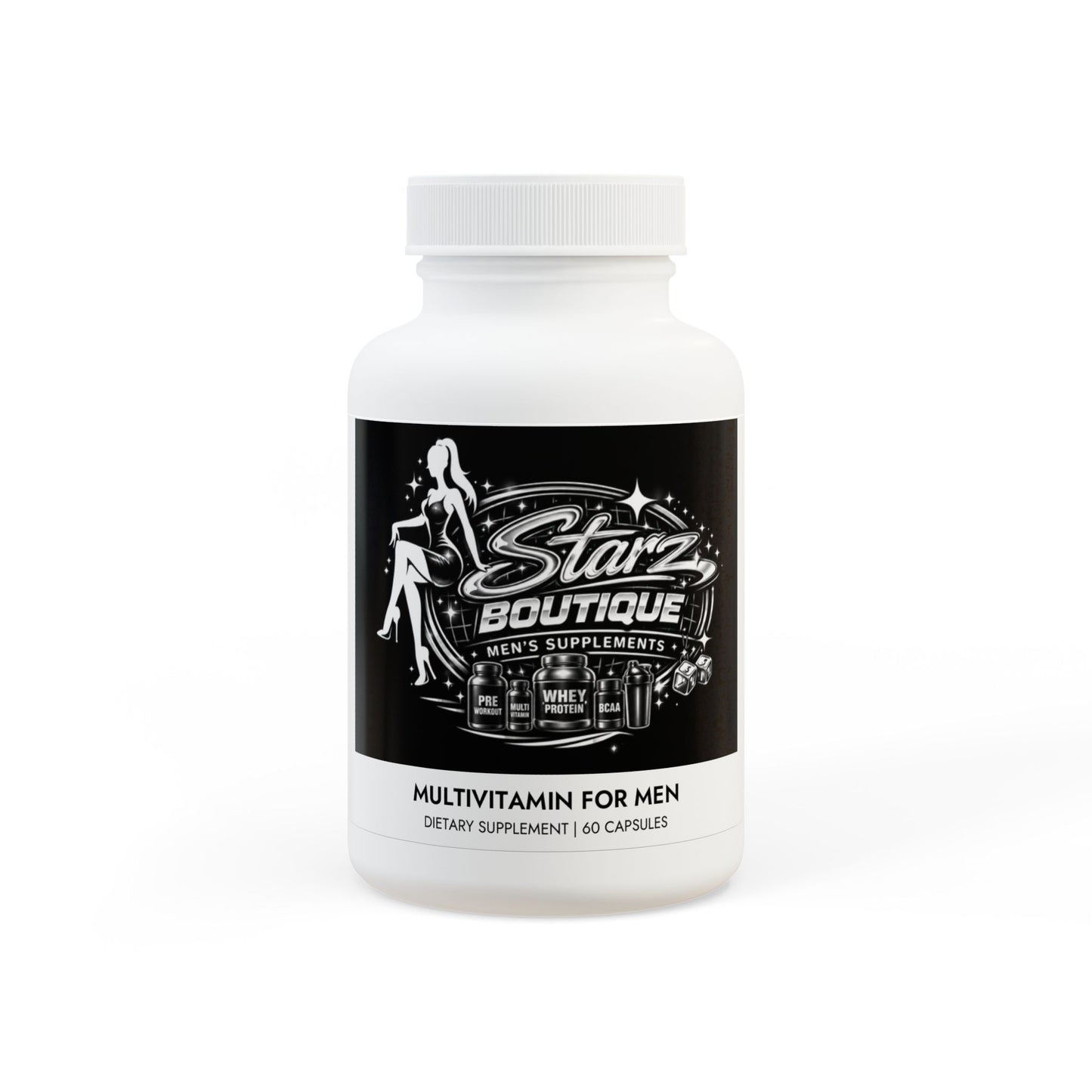 Starz Men's Multivitamin for Men Supplement (60 Capsules)