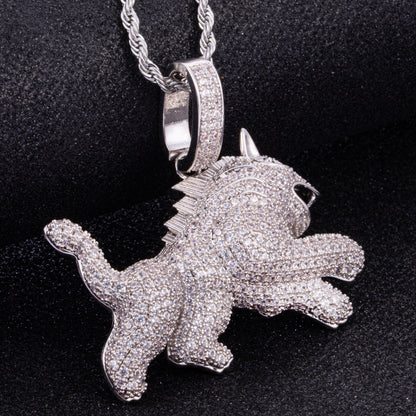 Hip Hop Men's Leopard Pendant Necklace