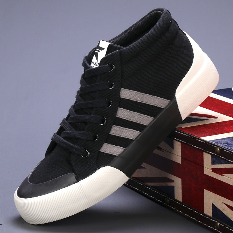 Zapatos de lona de caña alta para hombre