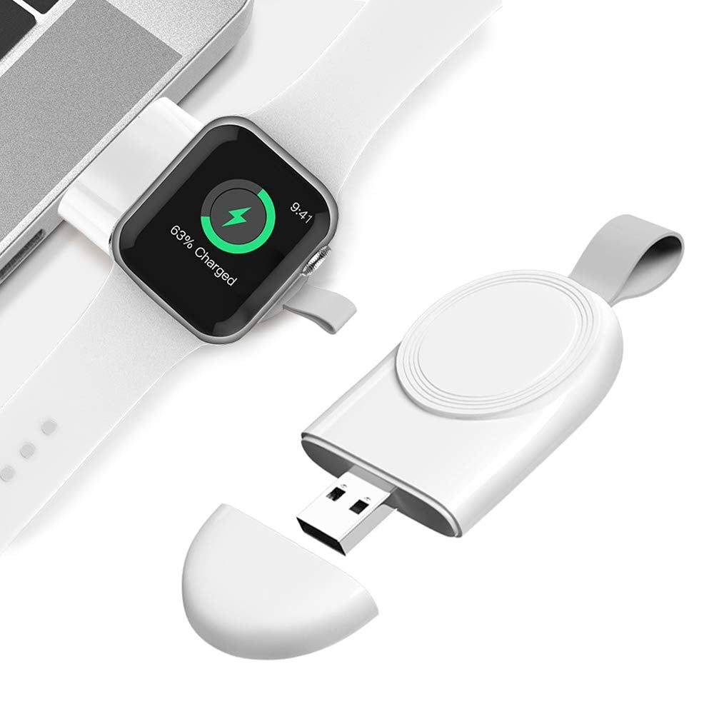 Cargador inalámbrico portátil para Apple Watch con base de carga USB