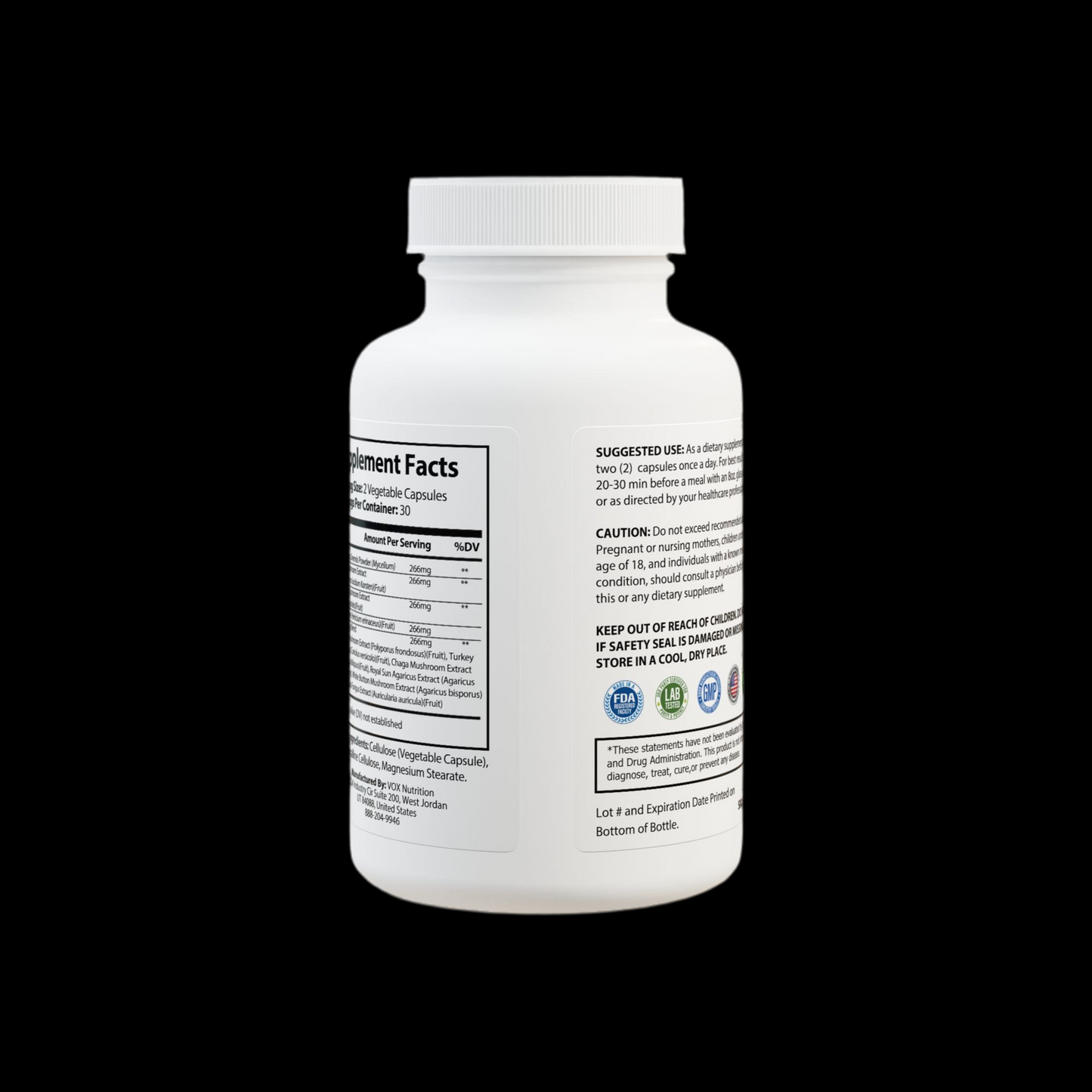 Starz Mushroom Blend Supplement (60 Capsules)