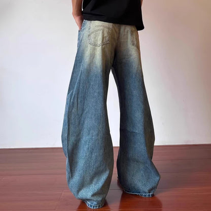Deconstructed Designed Blue Jeans