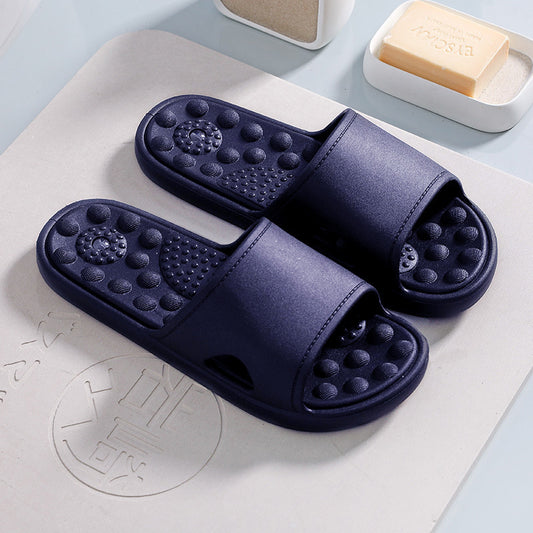 Zapatillas de baño con suela gruesa y antideslizantes para masajes para hombres