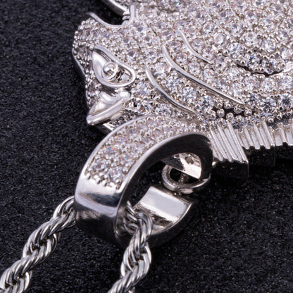 Hip Hop Men's Leopard Pendant Necklace