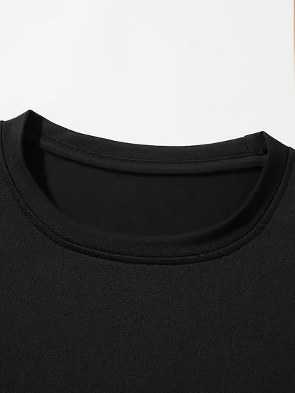 Men's Casual Short Sleeved Round Neck T-shirt