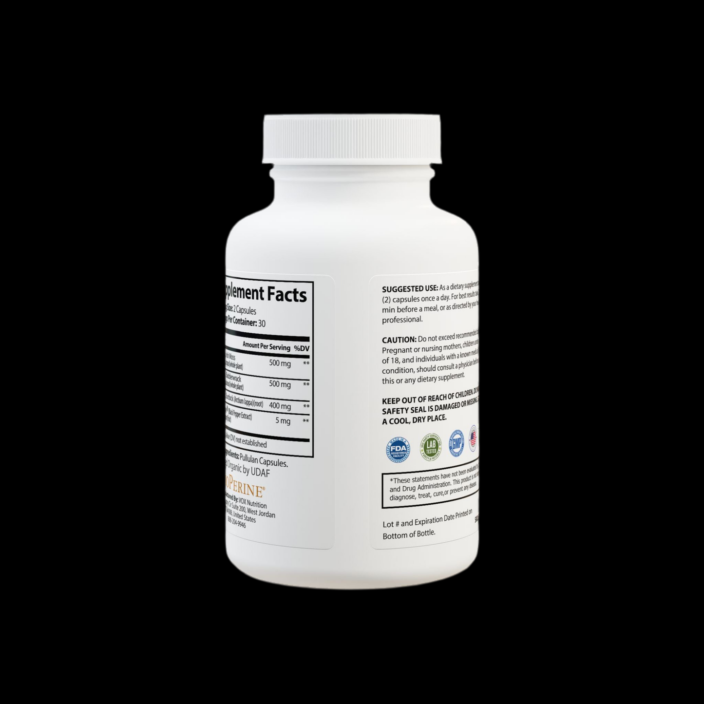 Starz Sea Moss Supplement for Men (60 Capsules)