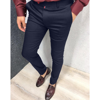 Men's Fake Pocket Casual Pants