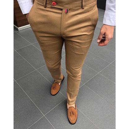 Men's Fake Pocket Casual Pants