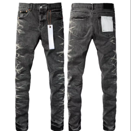 European And American Street Designer Solid Color American Hip-hop Fashion Jeans