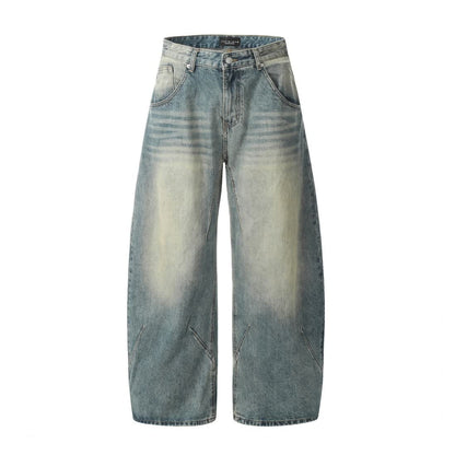 Deconstructed Designed Blue Jeans