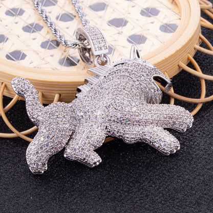 Hip Hop Men's Leopard Pendant Necklace