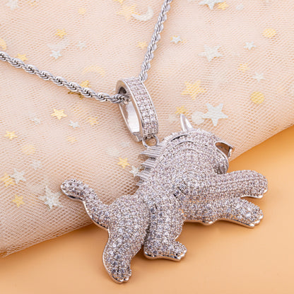 Hip Hop Men's Leopard Pendant Necklace
