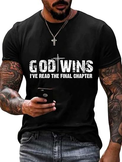 Printed Men's Short Sleeve Skull Head Round Neck T-shirt