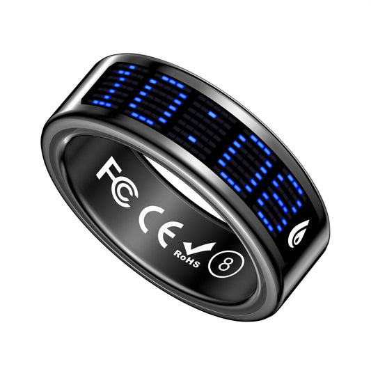 High-End Smart Ring with Stylish Design And LED Display