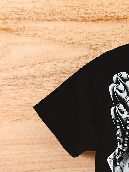 Men's Praying Hands Printed T-shirt