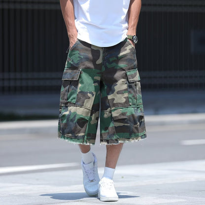 High Street Camouflage American Style Shorts