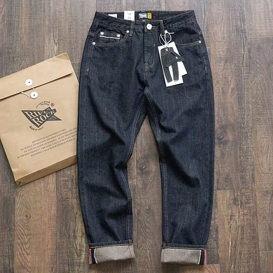 Retro Casual Primary Color Jeans