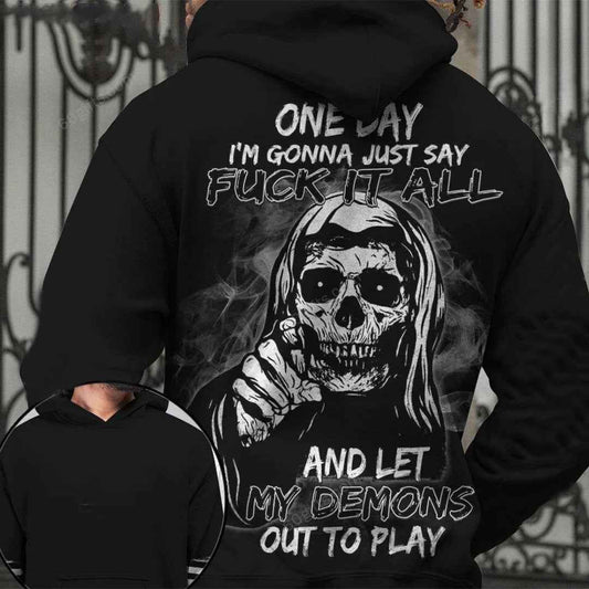 Personality Print Comfortable Hoodie