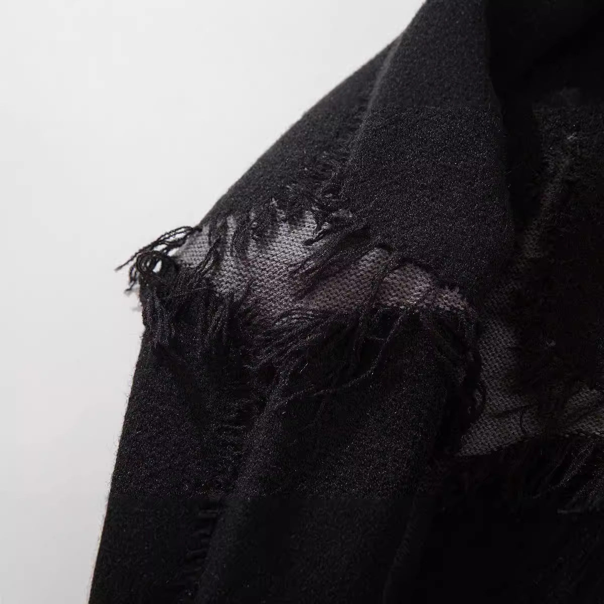 European And American Fashion Brand Knife Ripped Sweater